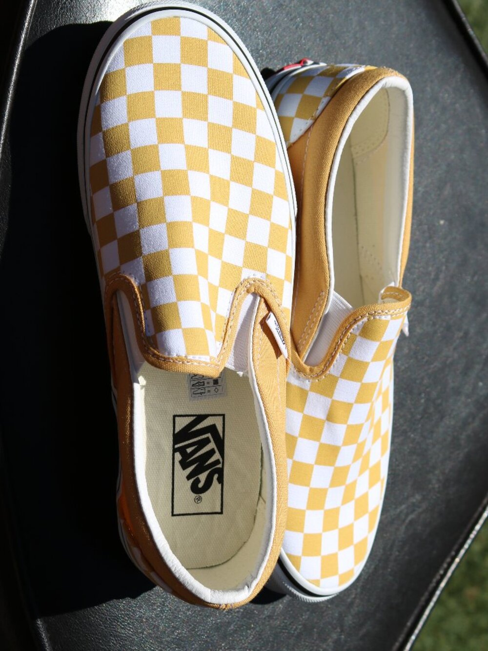 VANS classic slip on yellow checkerboard - Picture 6 of 10